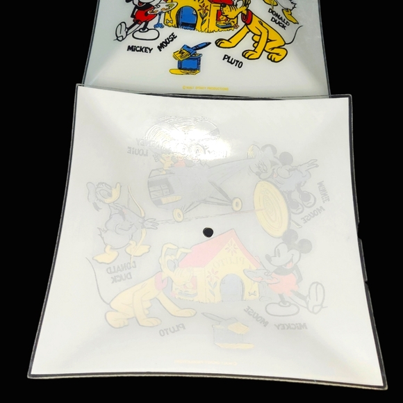 VTG ⭐️ DISNEY Character Square Ceiling Light Cover Shade - Picture 7 of 8